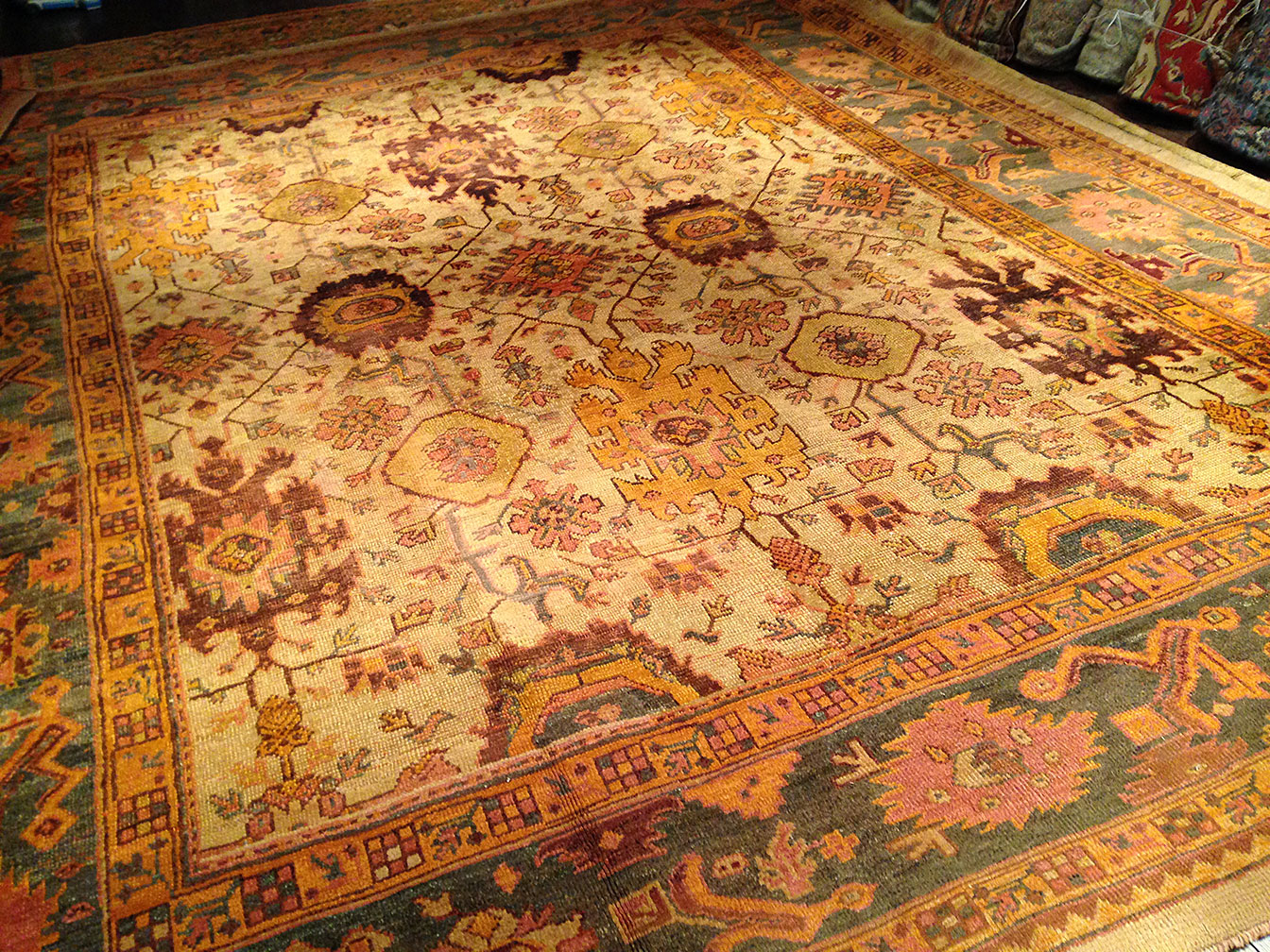 Antique oushak Carpet - # 8692