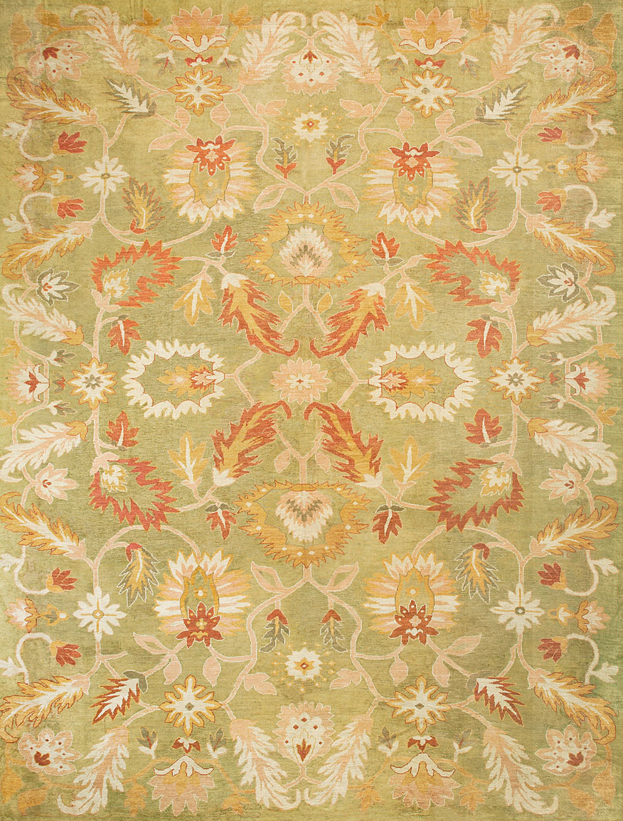 Antique oushak Carpet - # 8694