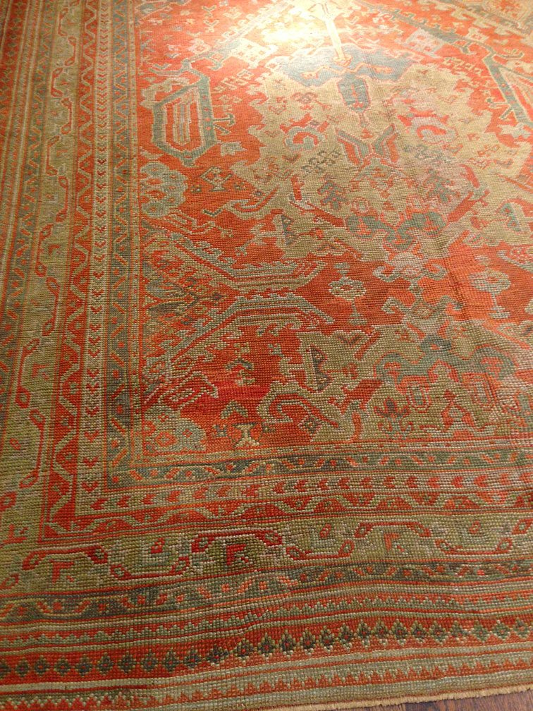 Antique oushak Carpet - # 8715