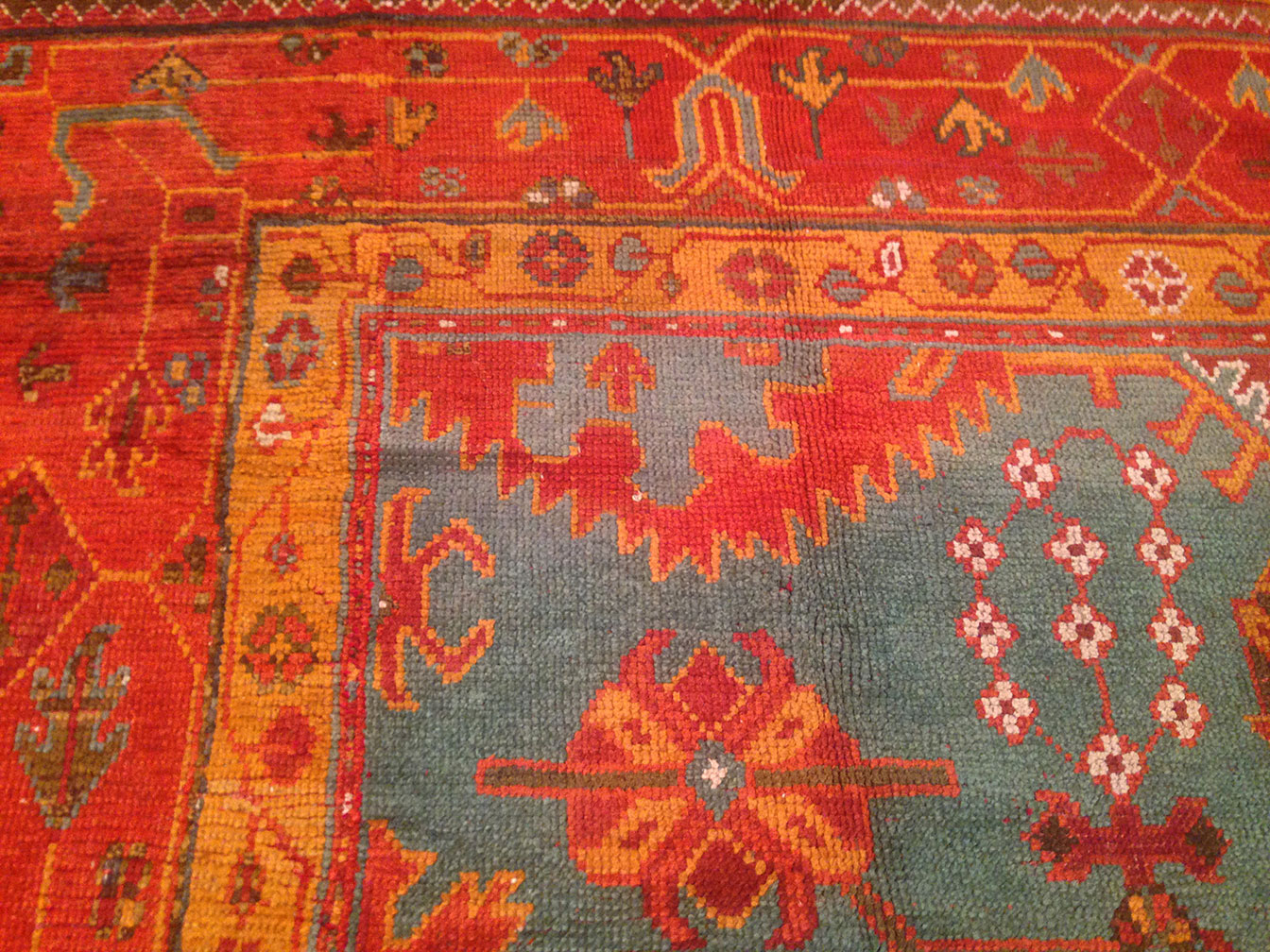 Antique oushak Carpet - # 8717
