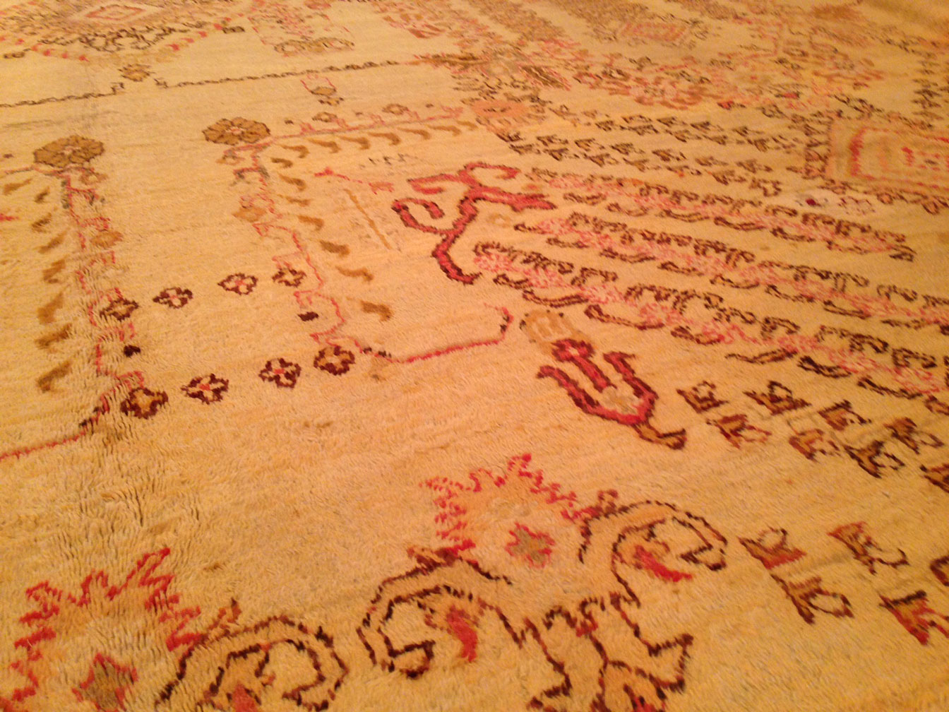 Antique oushak Carpet - # 8730