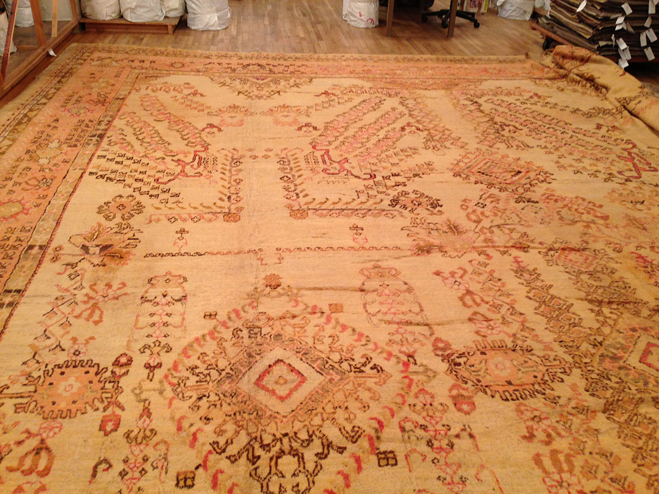 Antique oushak Carpet - # 8730