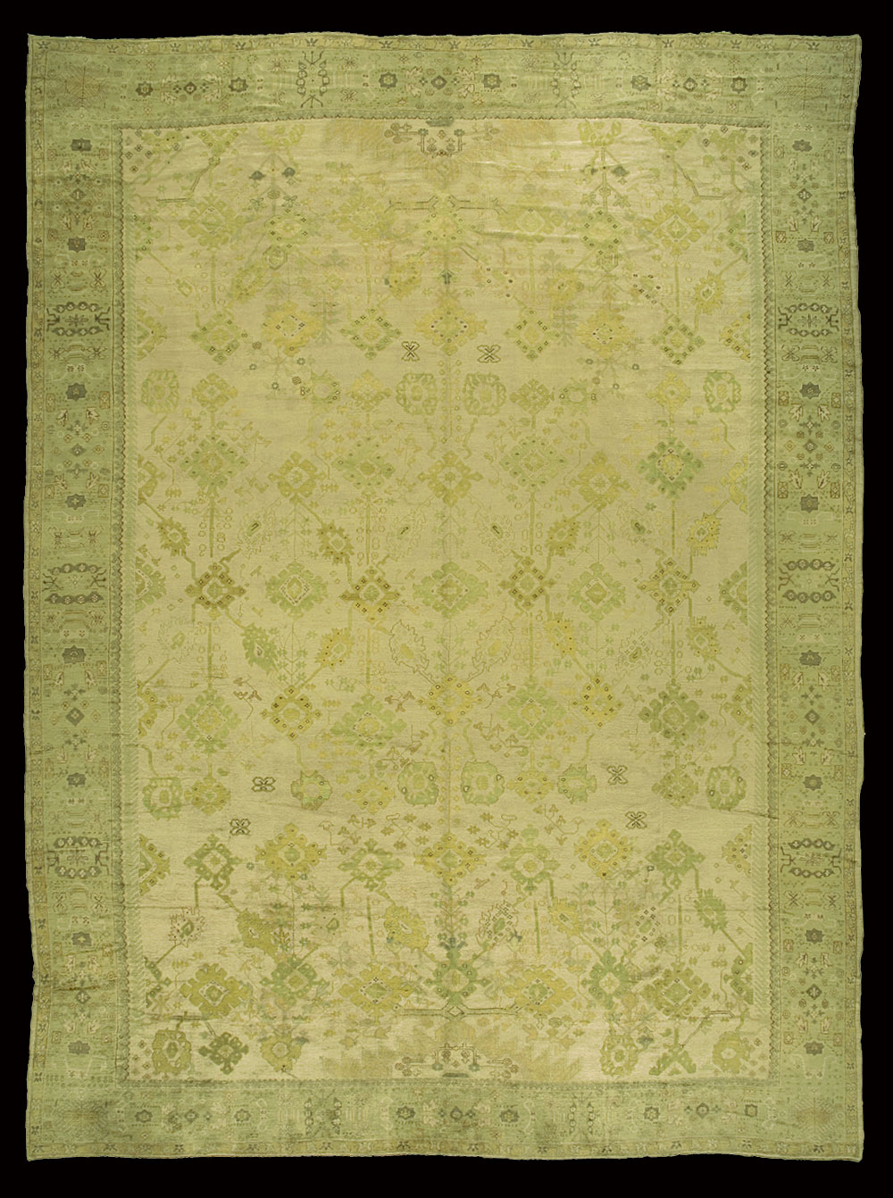 Antique oushak Carpet - # 8756