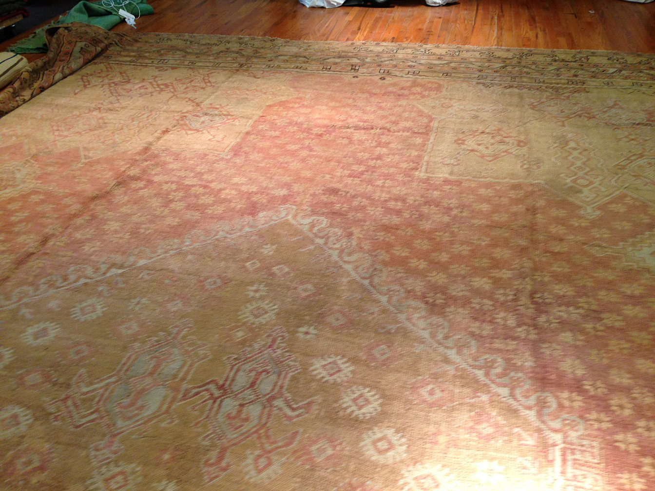 Antique oushak Carpet - # 8761