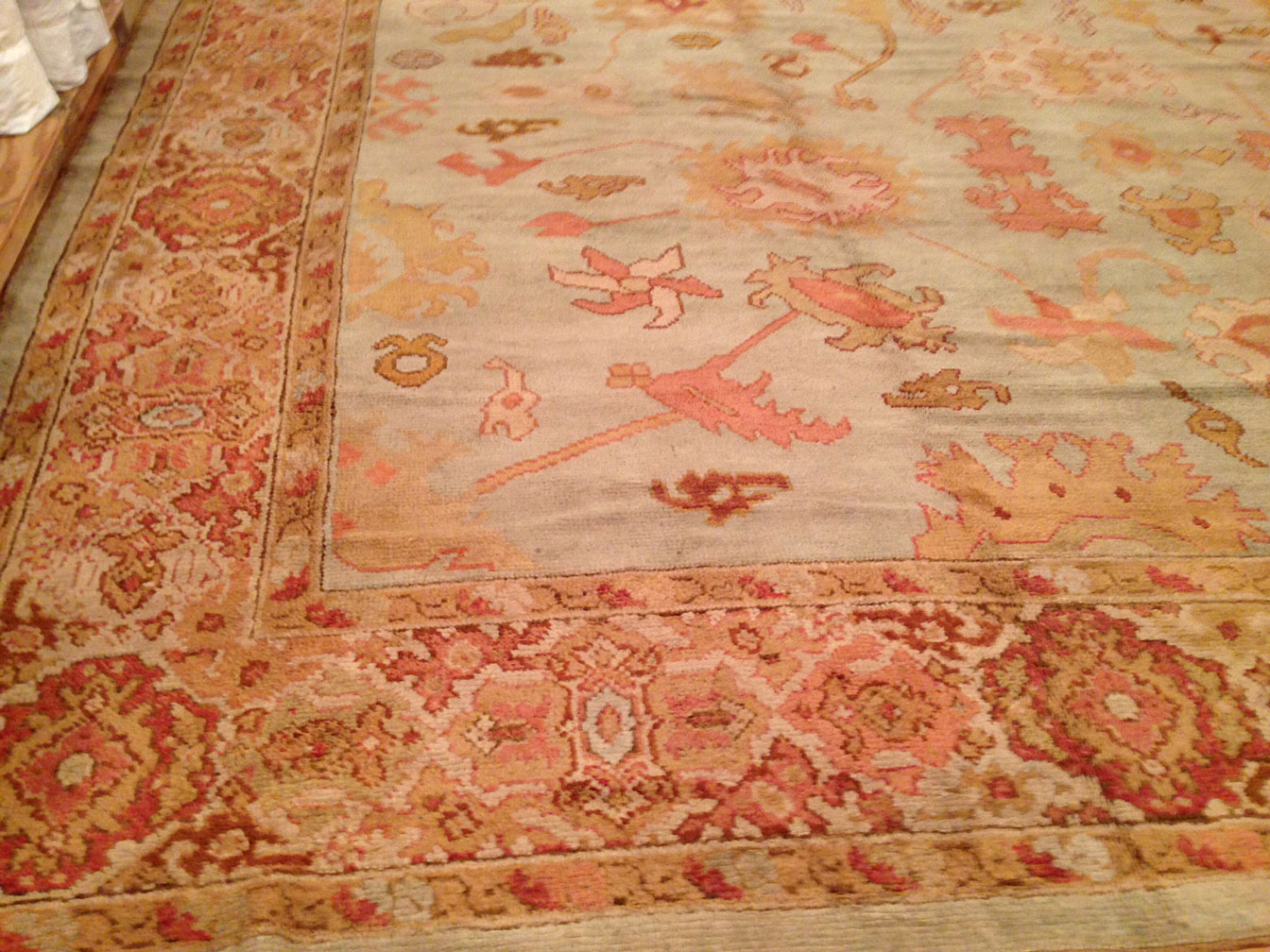 Antique oushak Carpet - # 8767