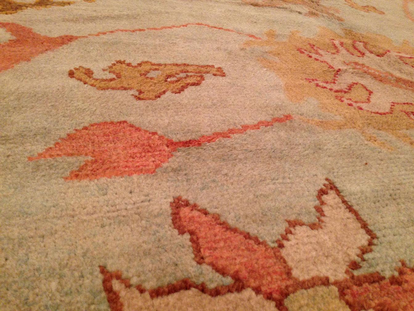 Antique oushak Carpet - # 8767