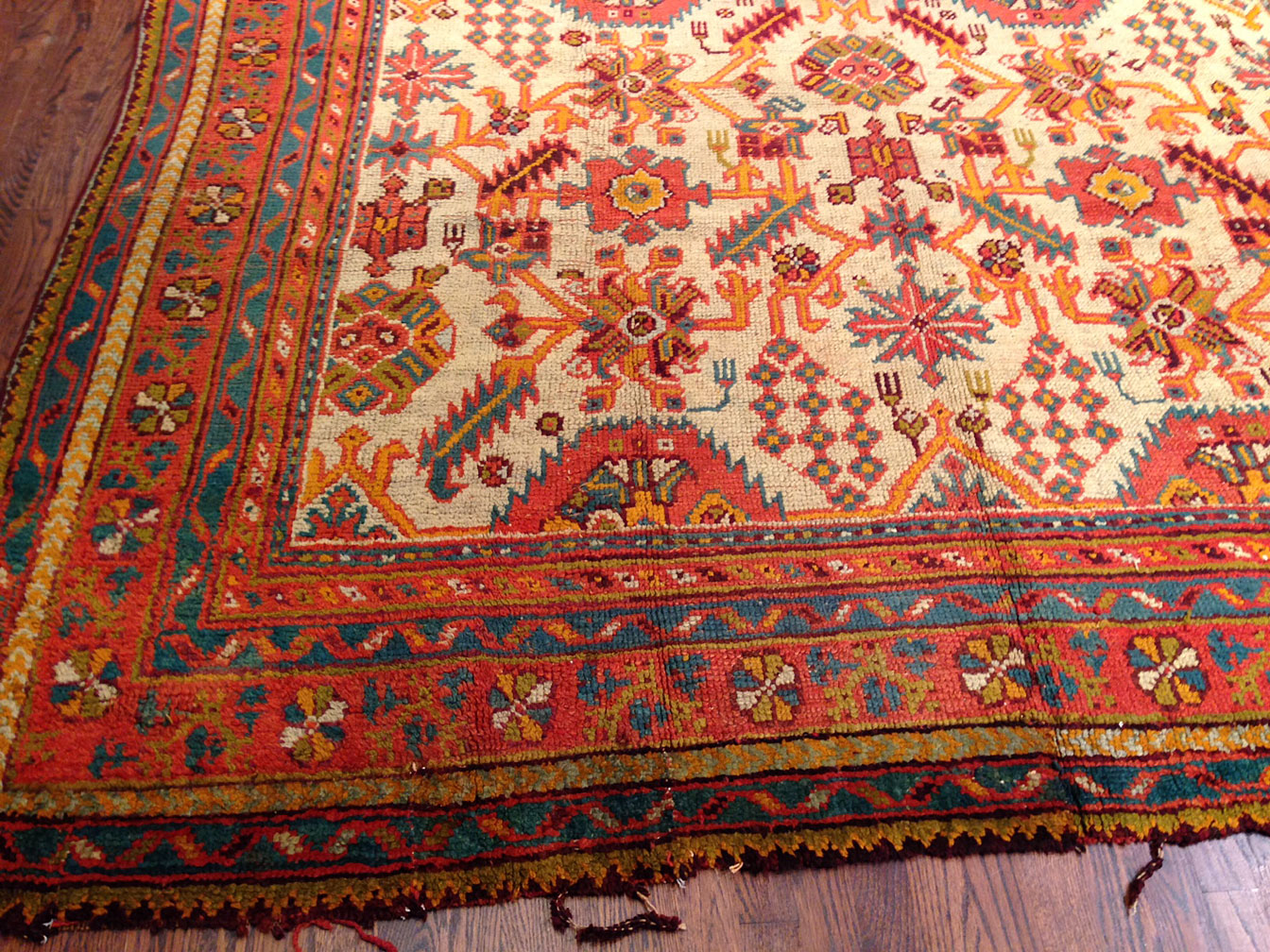Antique oushak Carpet - # 8793