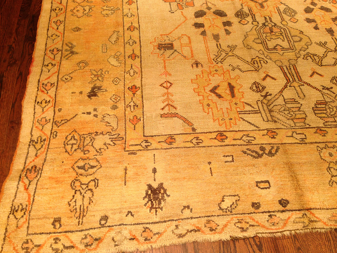 Antique oushak Carpet - # 9085