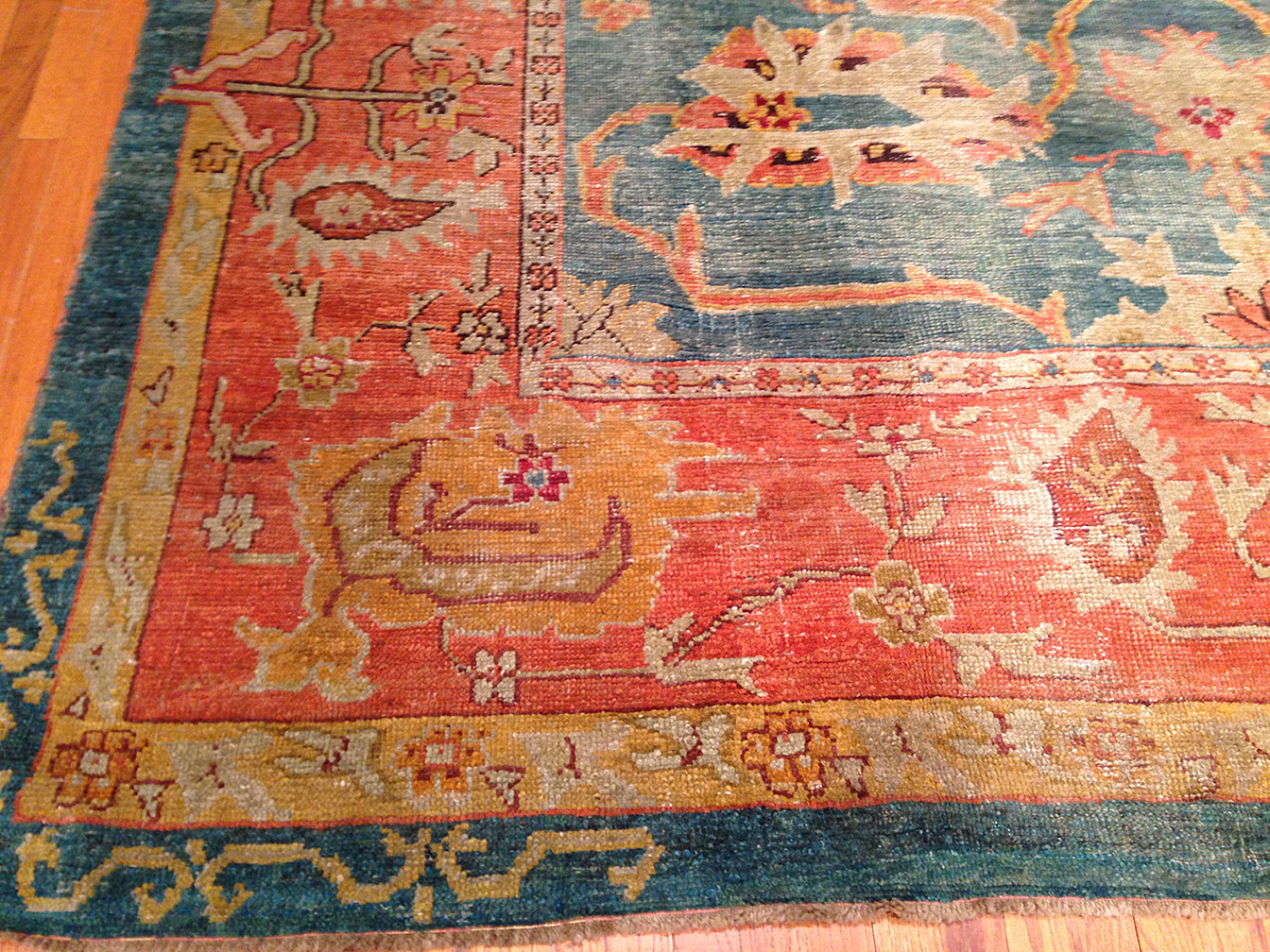 Antique oushak Carpet - # 9107