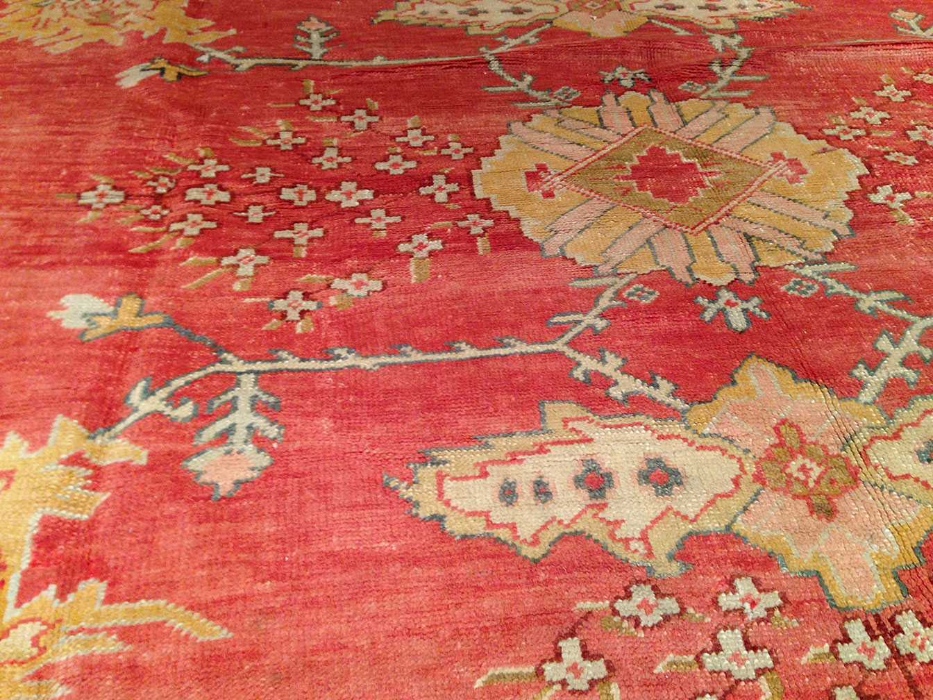 Antique oushak Carpet - # 9125