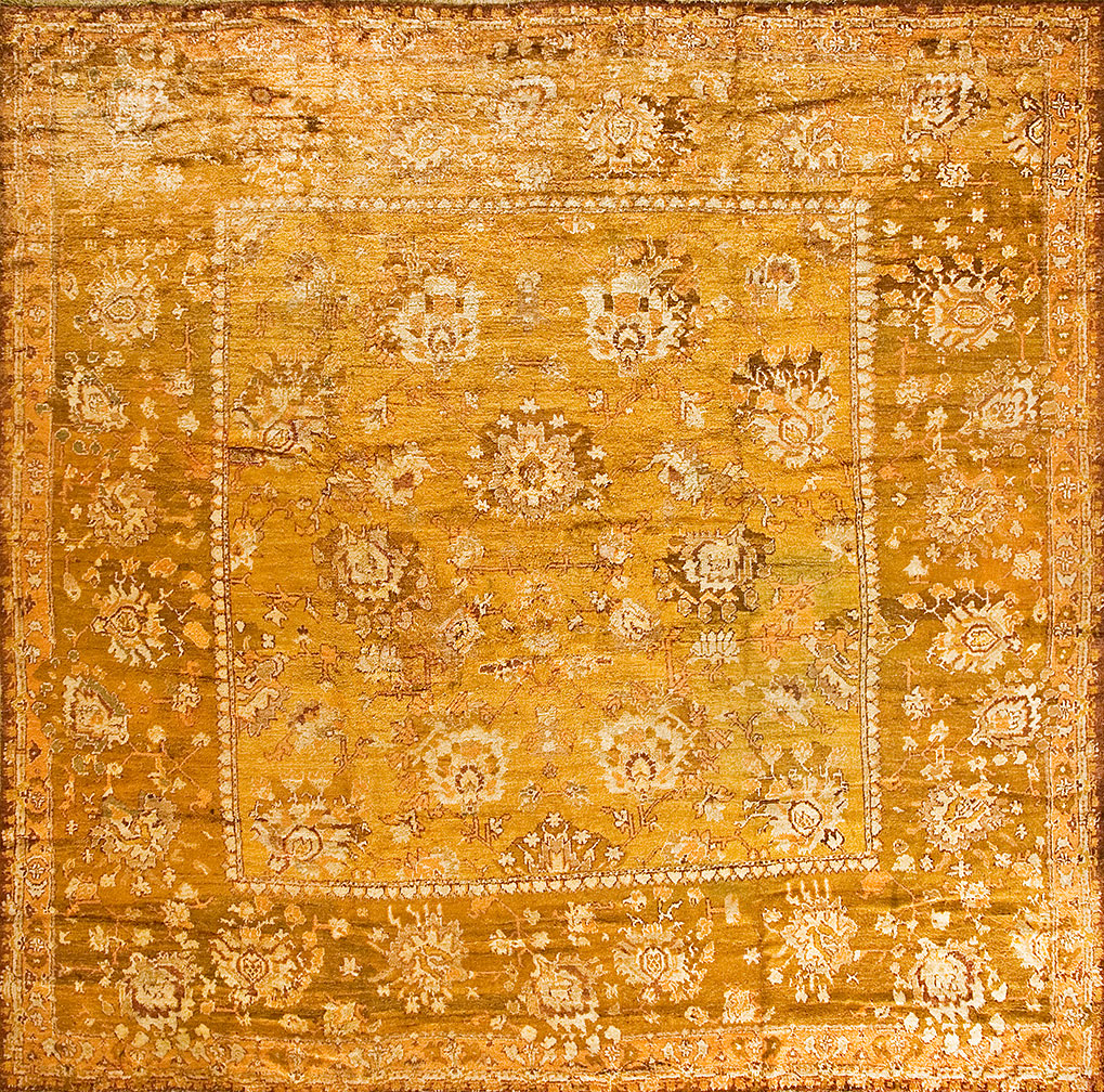 Antique oushak Carpet - # 9134