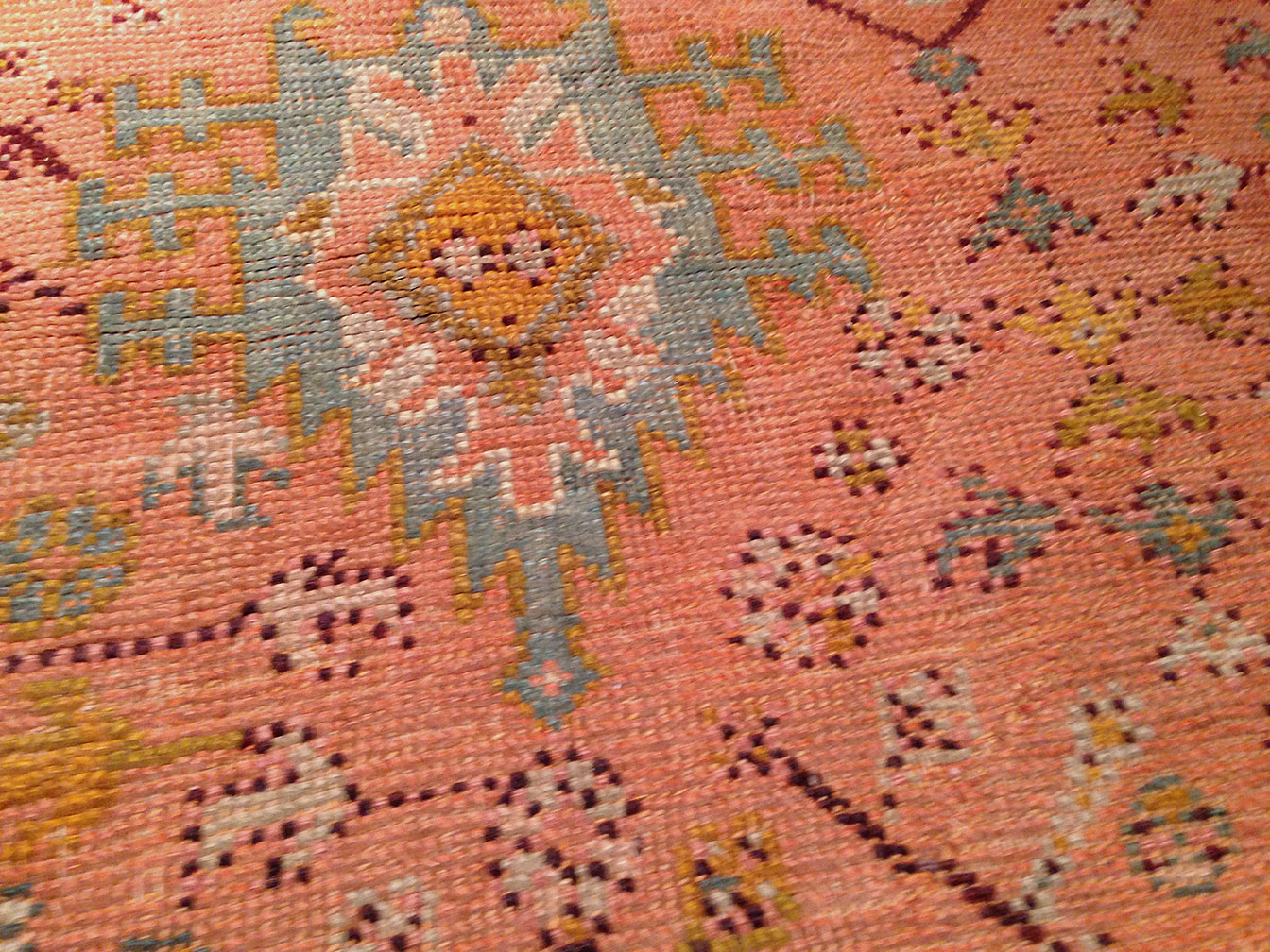 Antique oushak Carpet - # 9142