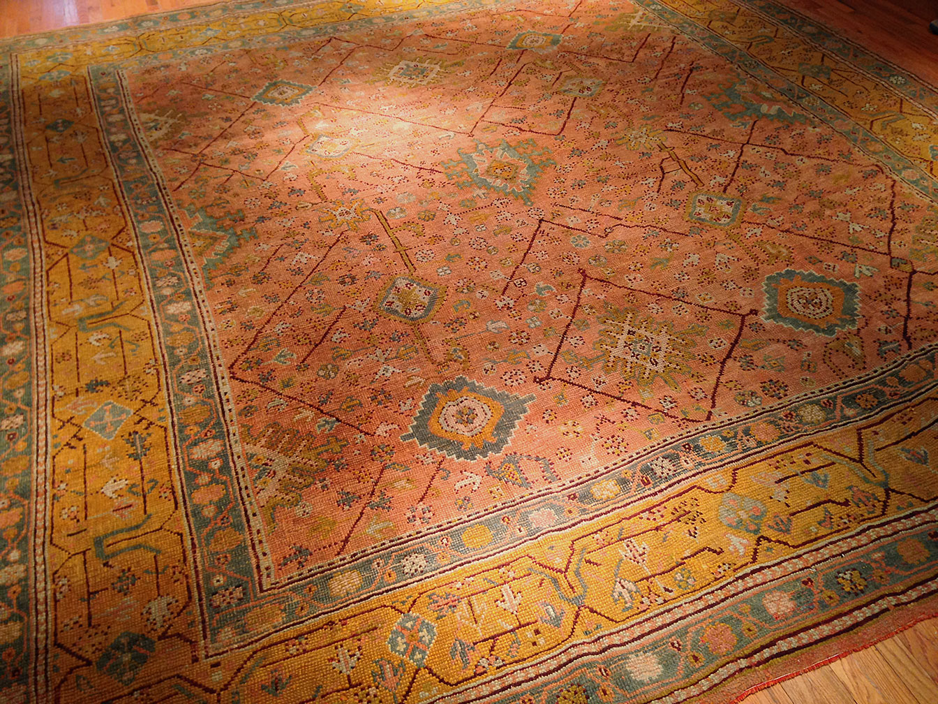 Antique oushak Carpet - # 9142