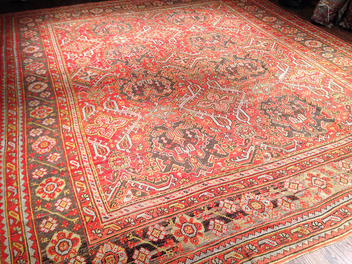 Antique oushak Carpet - # 9145