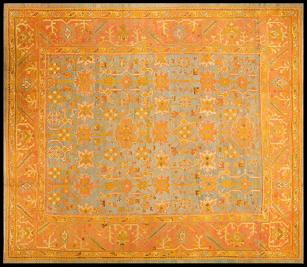 Antique oushak Carpet - # 9344