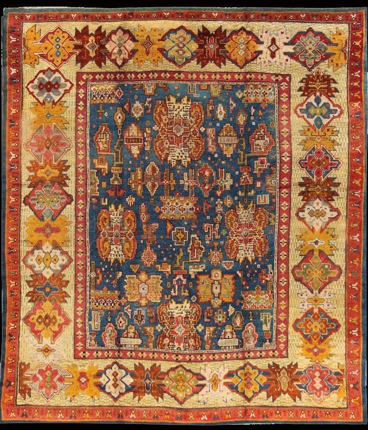 Antique oushak Carpet - # 9398