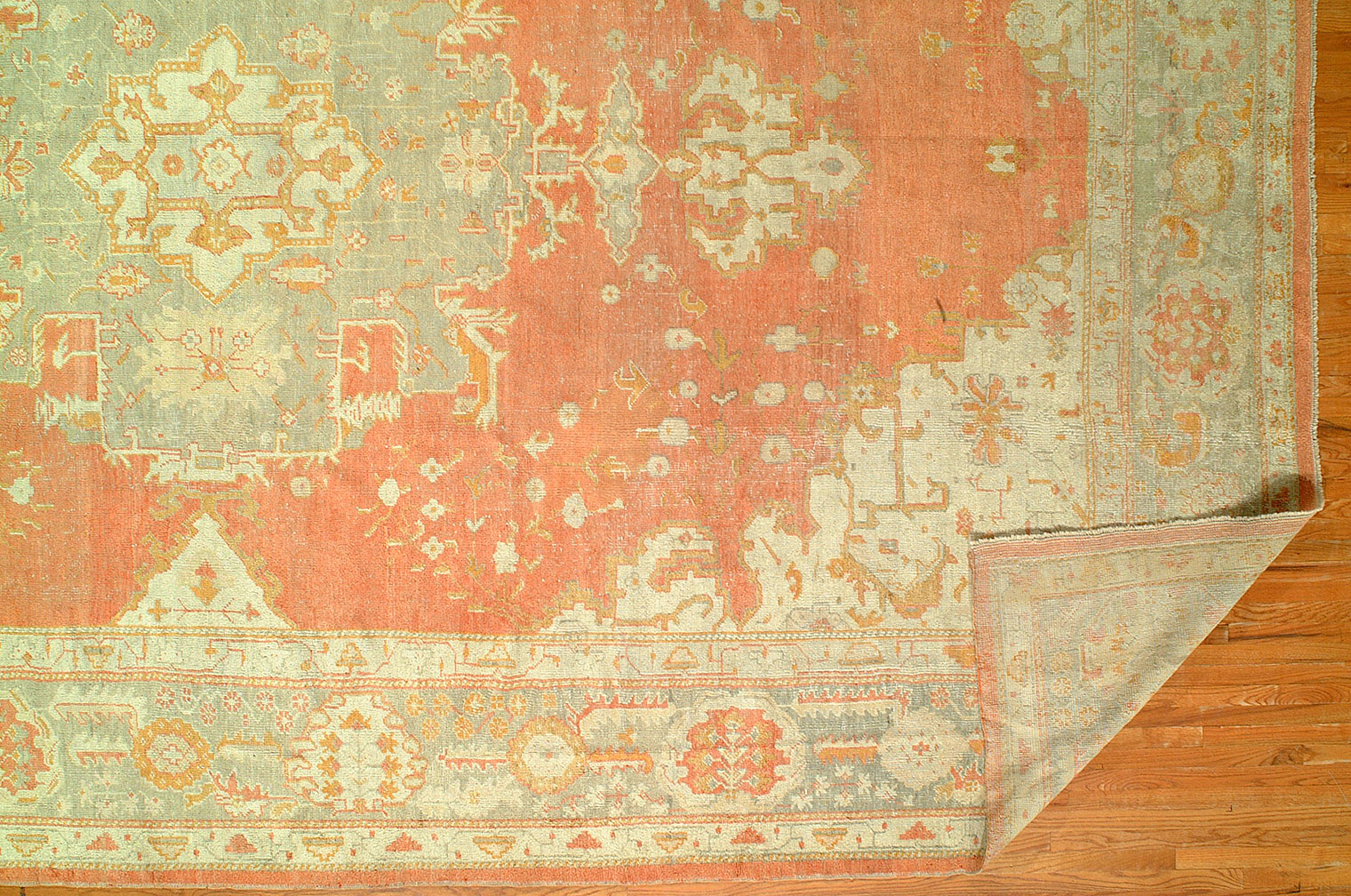 Antique oushak Carpet - # 9468
