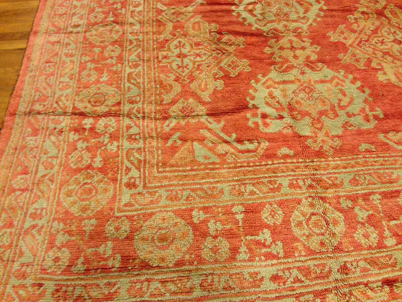 Antique oushak Carpet - # 9483