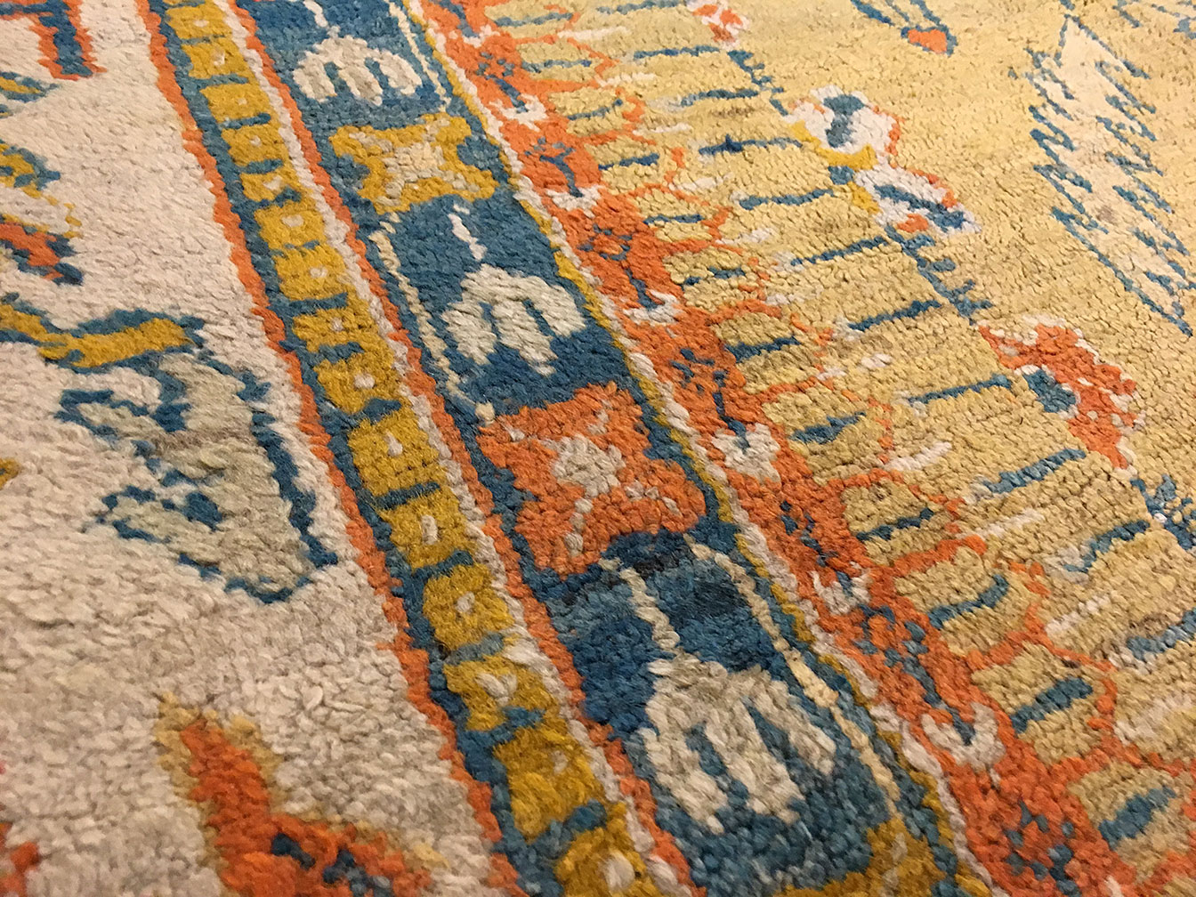Antique oushak Carpet - # 9607