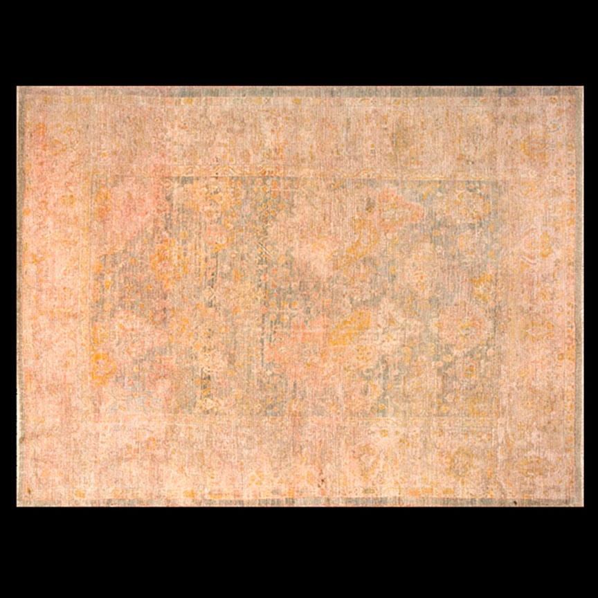 Antique oushak Carpet - # 9610