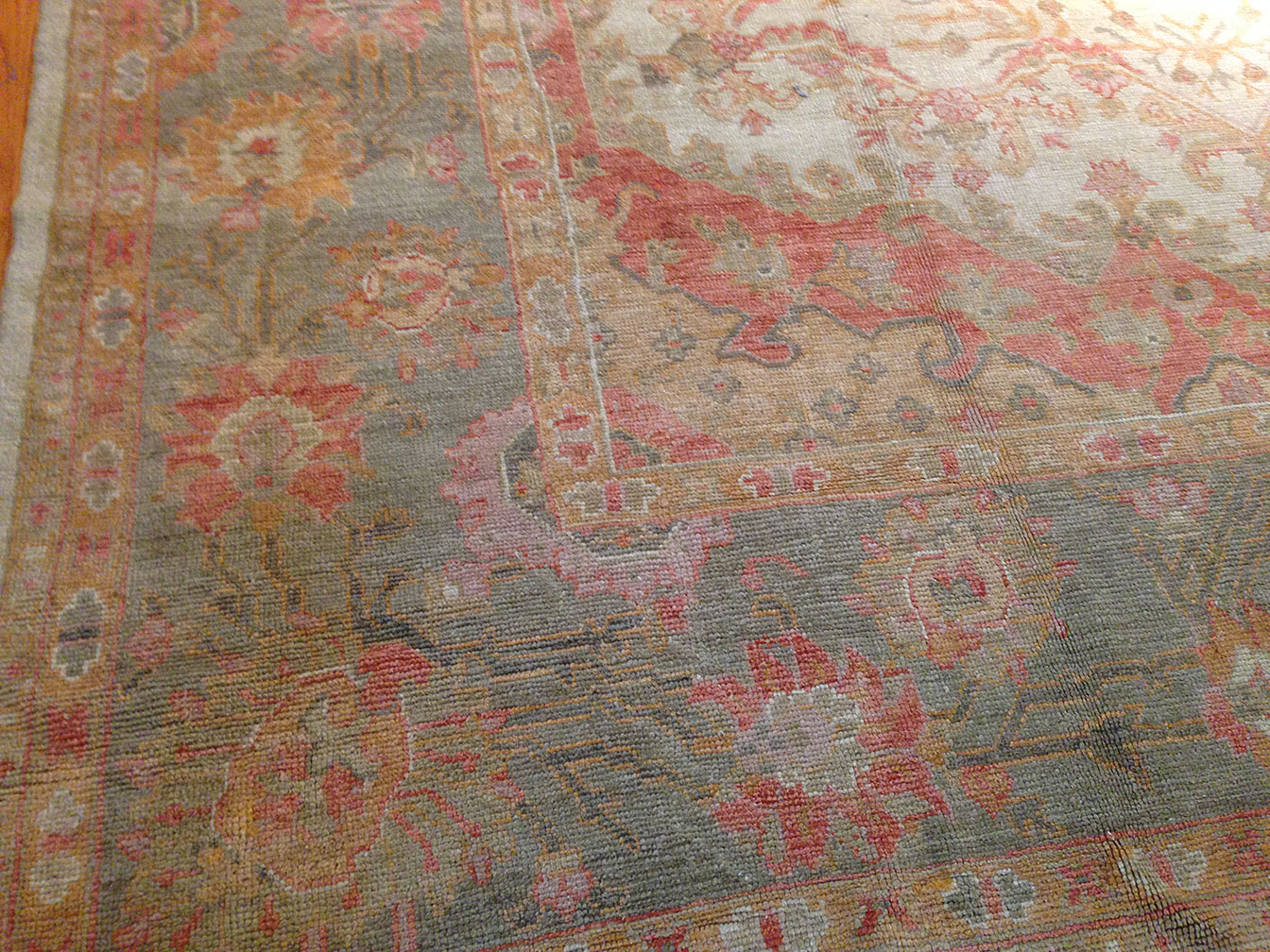 Antique oushak Carpet - # 9627