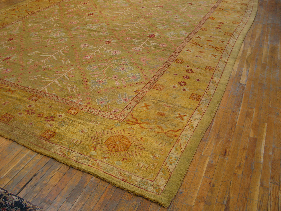 Antique oushak Carpet - # 9634