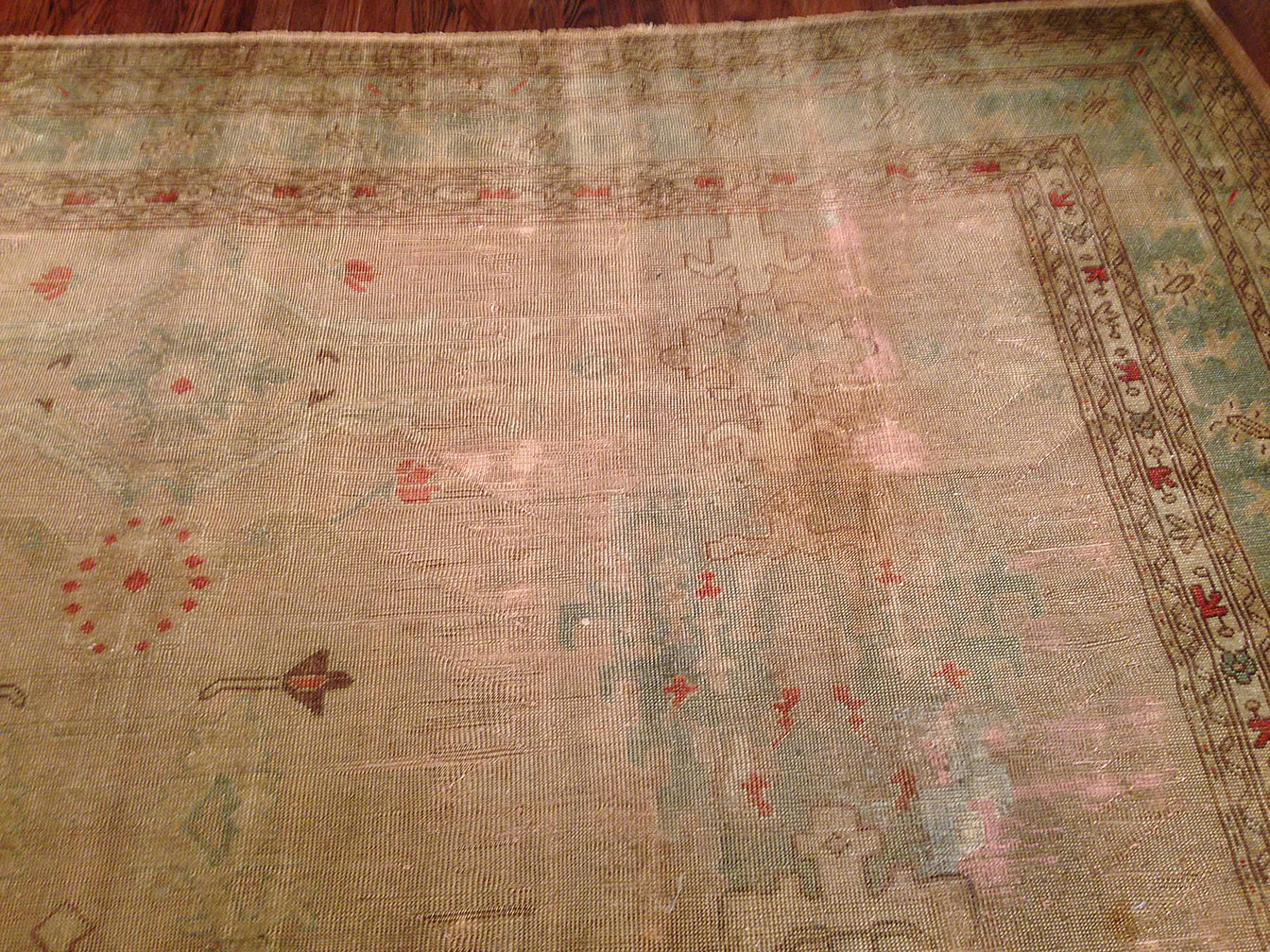 Antique oushak Carpet - # 9649