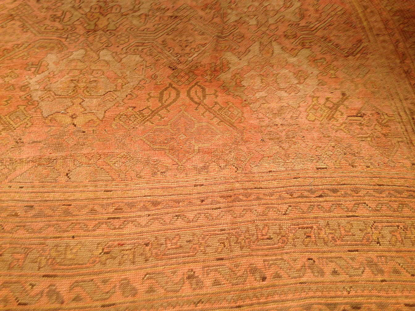 Antique oushak Carpet - # 9788