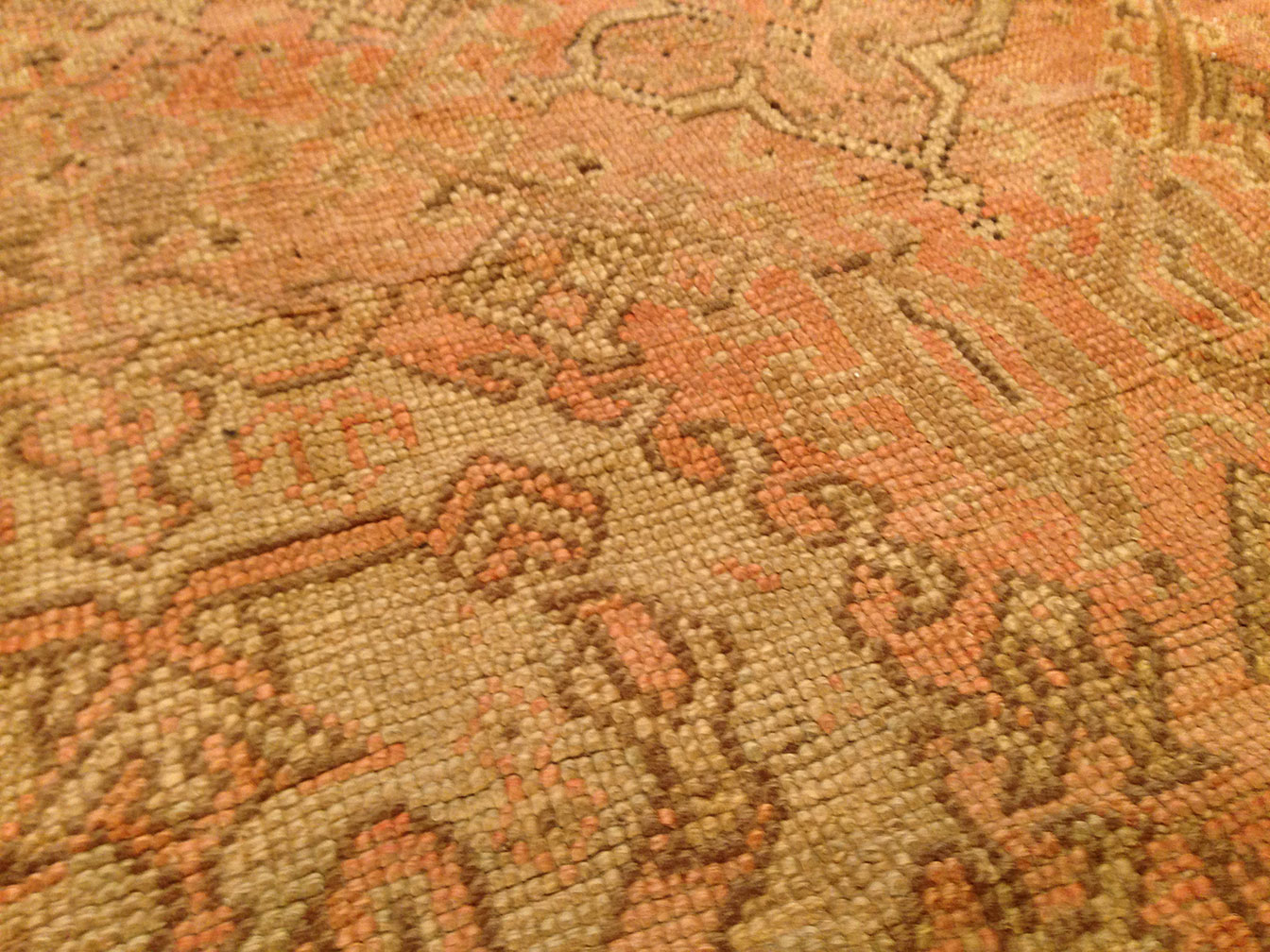 Antique oushak Carpet - # 9788