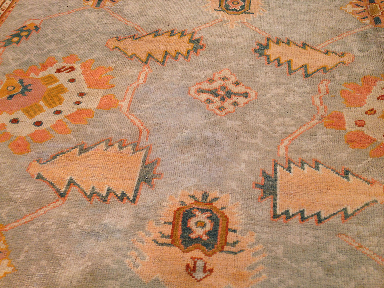 Antique oushak Carpet - # 9831