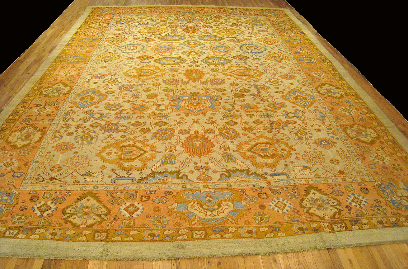 Antique oushak Carpet - # 9878