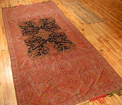 Bazar Oriental Rugs - Metropolitancarpet.com: Antique Paisley Shawl 5'5 ...