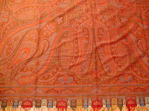 Antique paisley shawl - # 1371