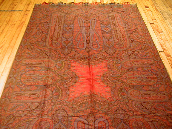 Antique paisley shawl - # 1332