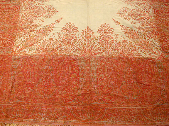 Antique paisley shawl - # 1389