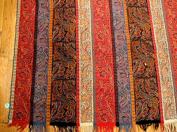 Antique paisley shawl - # 2583