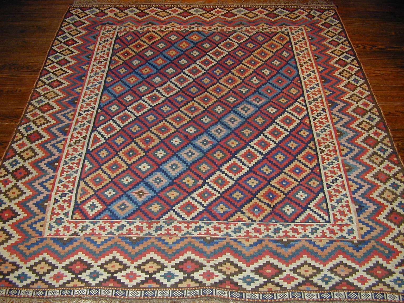 Antique qashqai kilim Carpet - # 8994
