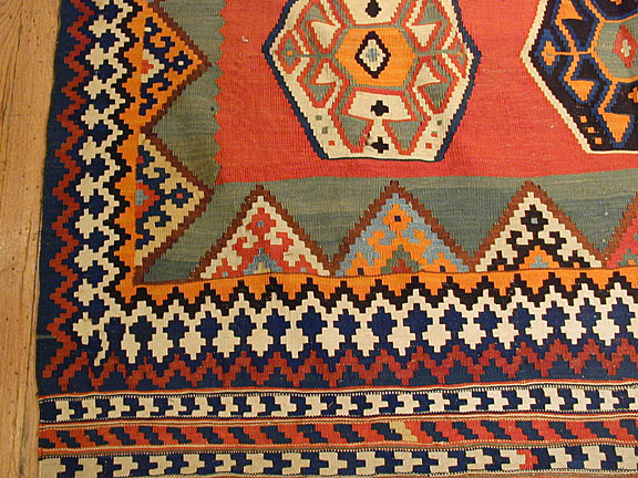 Antique qashqai kilim Rug - # 3184