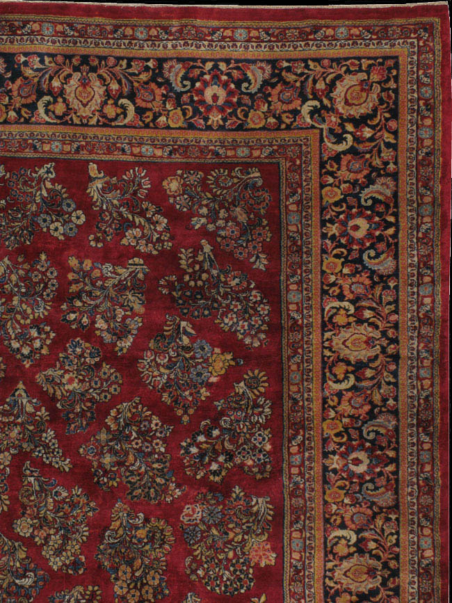 Antique sarouk Carpet - # 41430