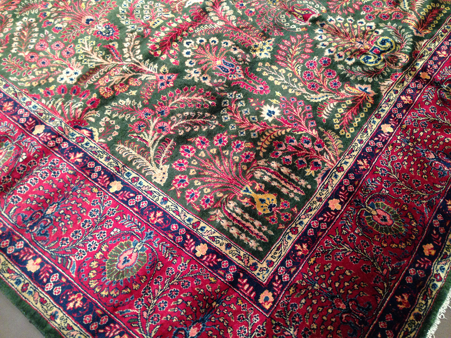 Antique sarouk Carpet - # 50951
