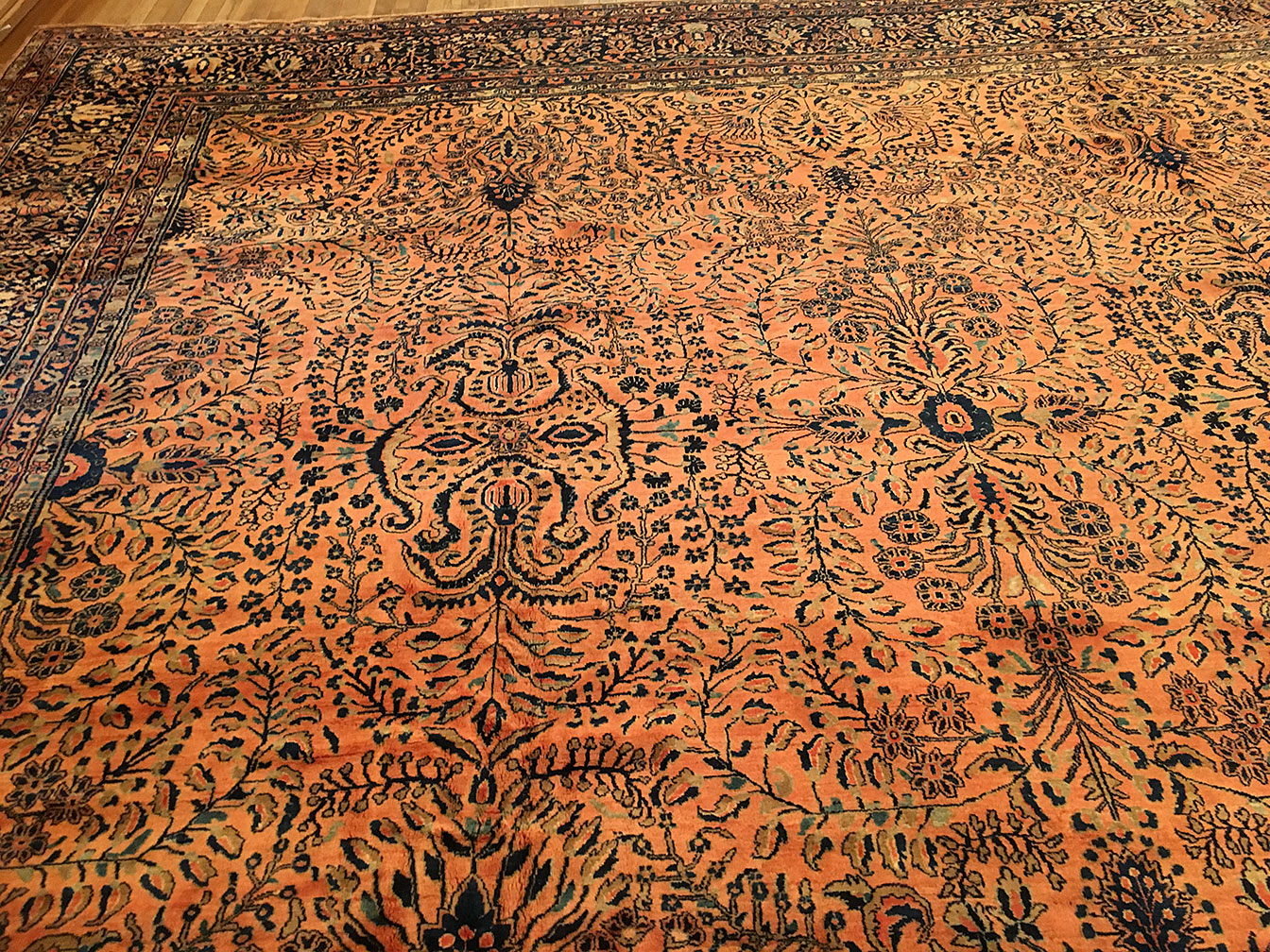 Antique sarouk Carpet - # 51117
