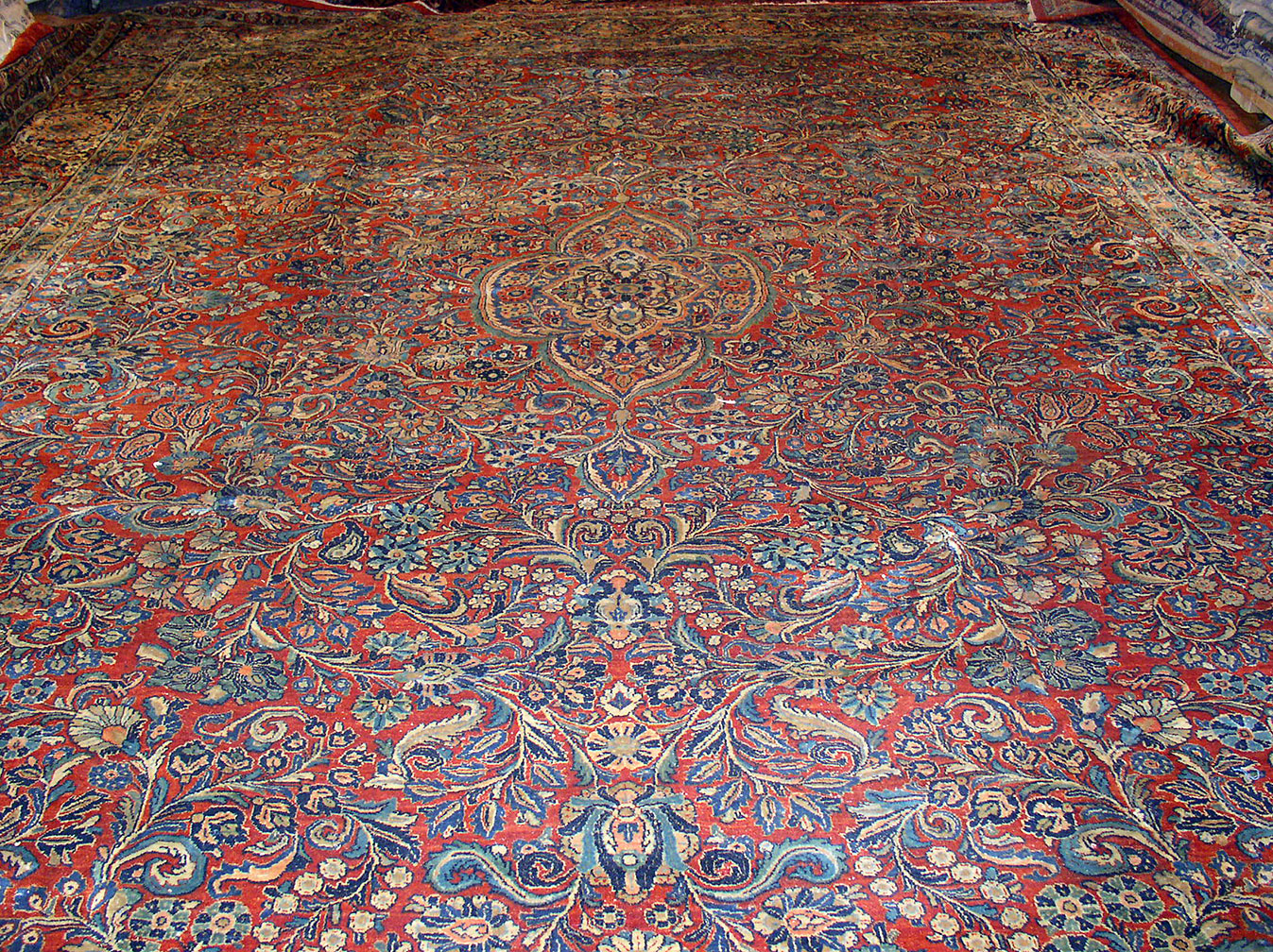 Antique sarouk Carpet - # 52353