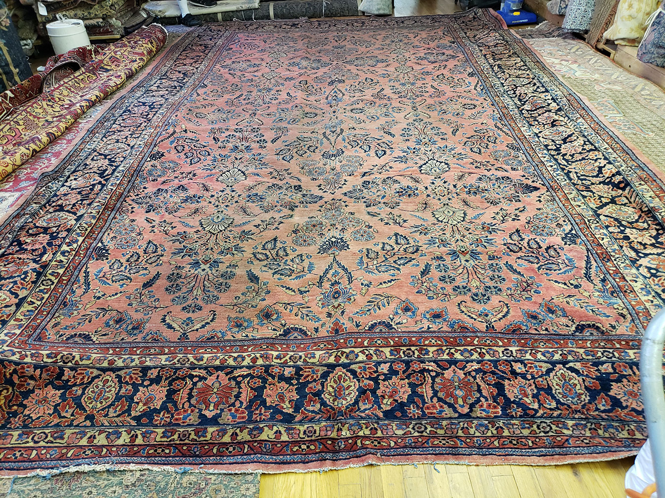 Antique sarouk Carpet - # 55345