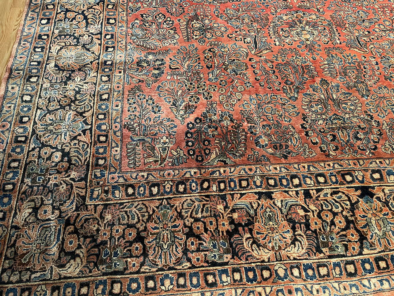 Antique sarouk Carpet - # 55922
