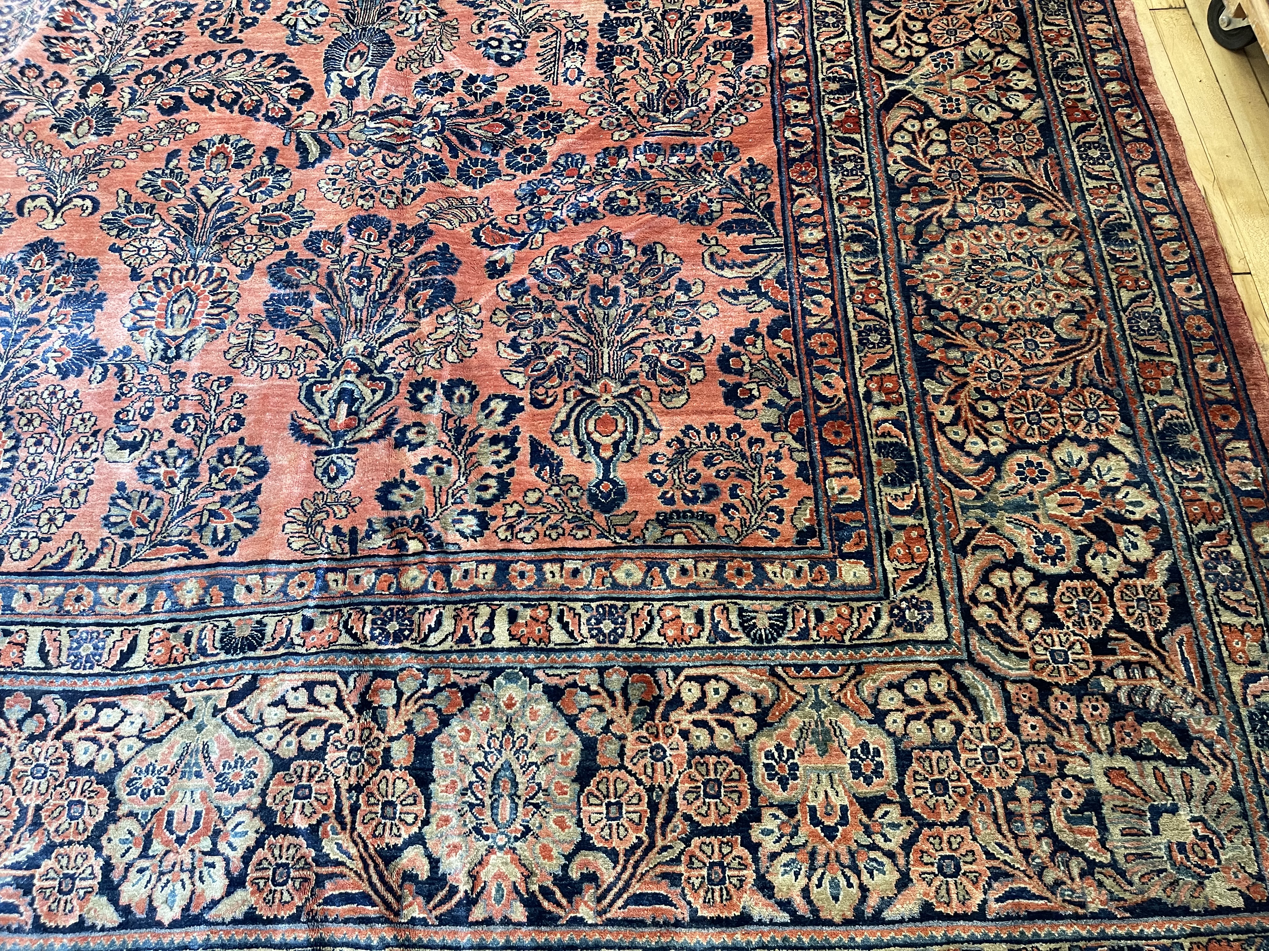 Antique sarouk Carpet - # 78247