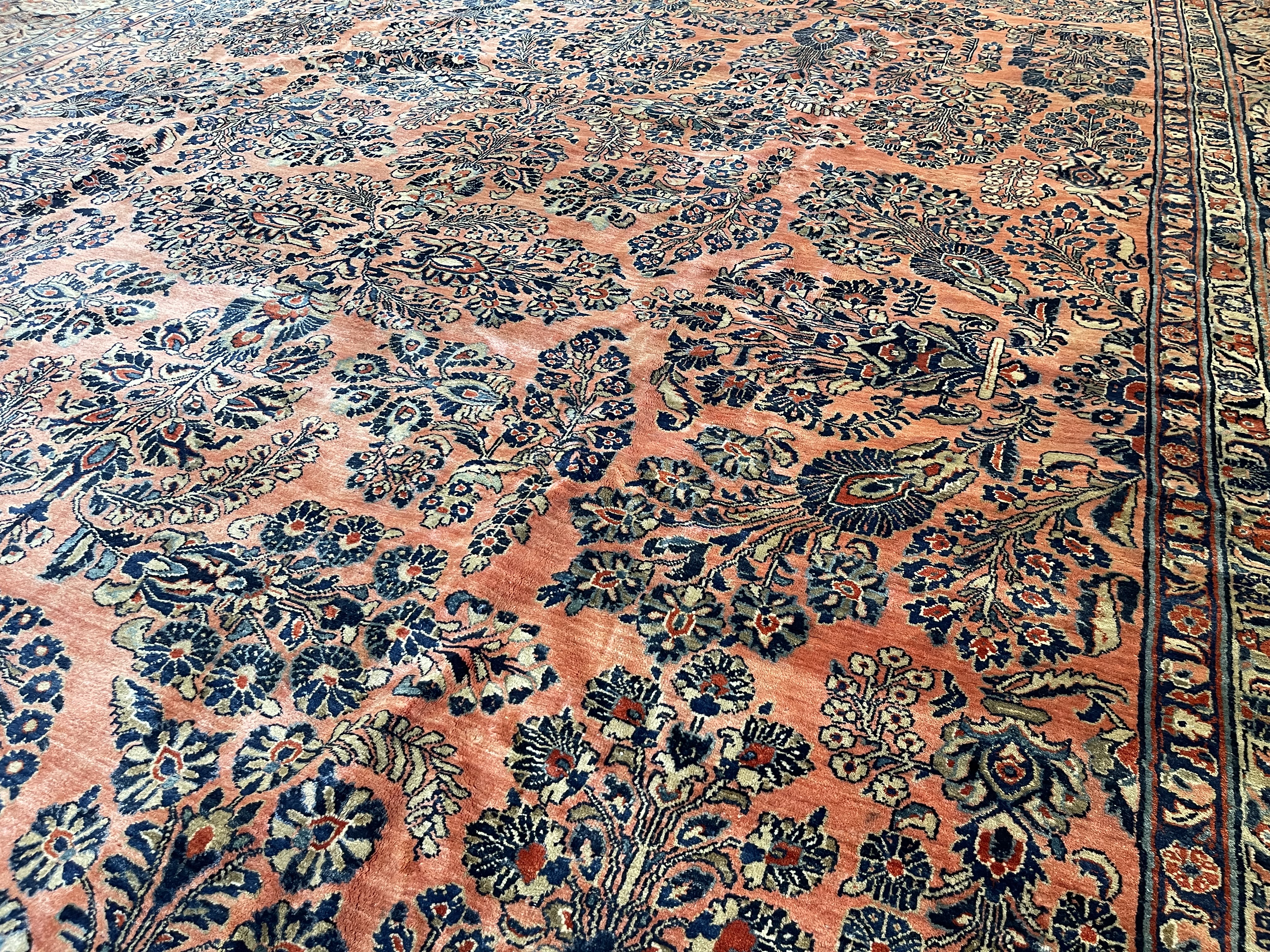 Antique sarouk Carpet - # 78247