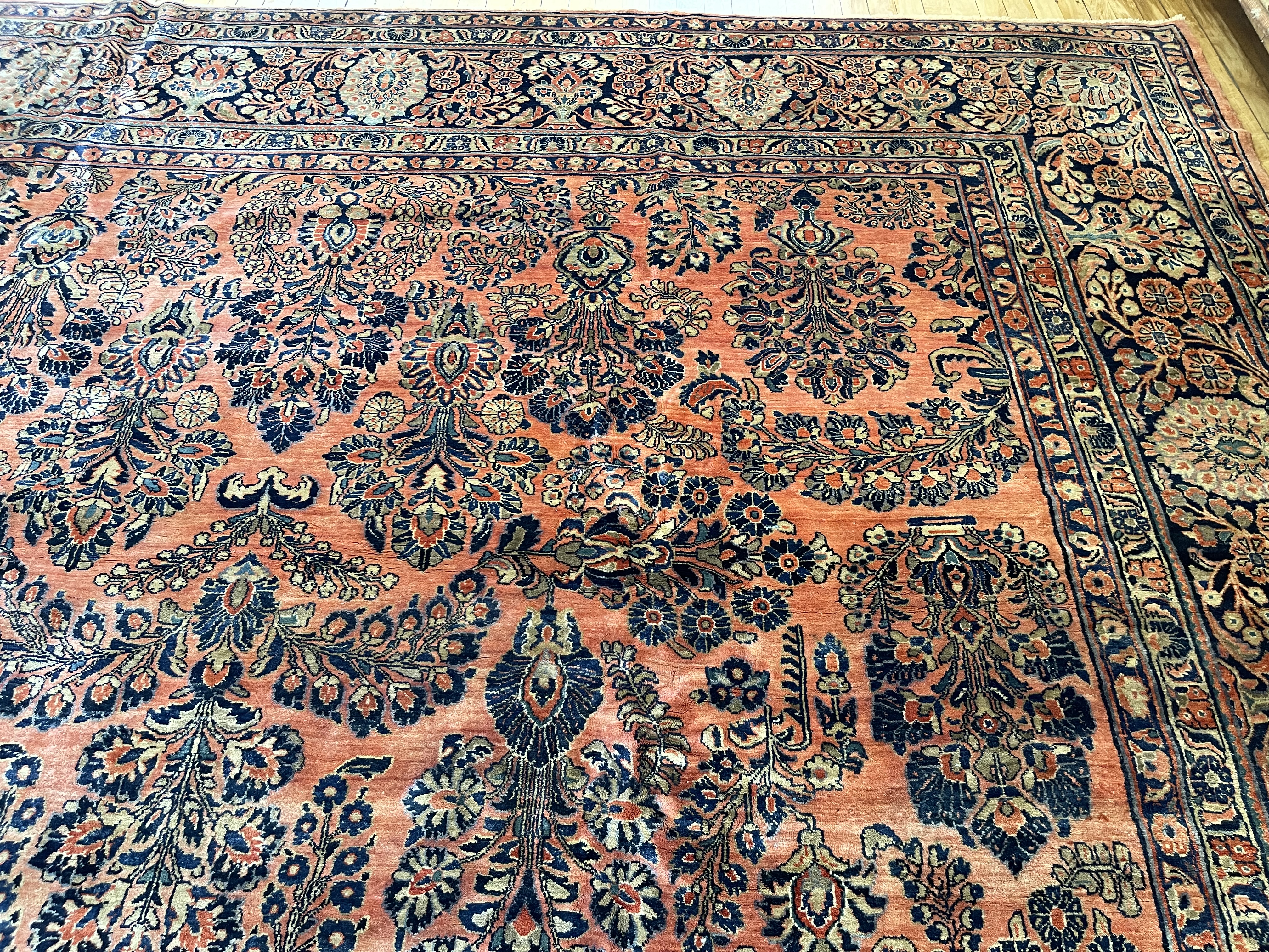 Antique sarouk Carpet - # 78247