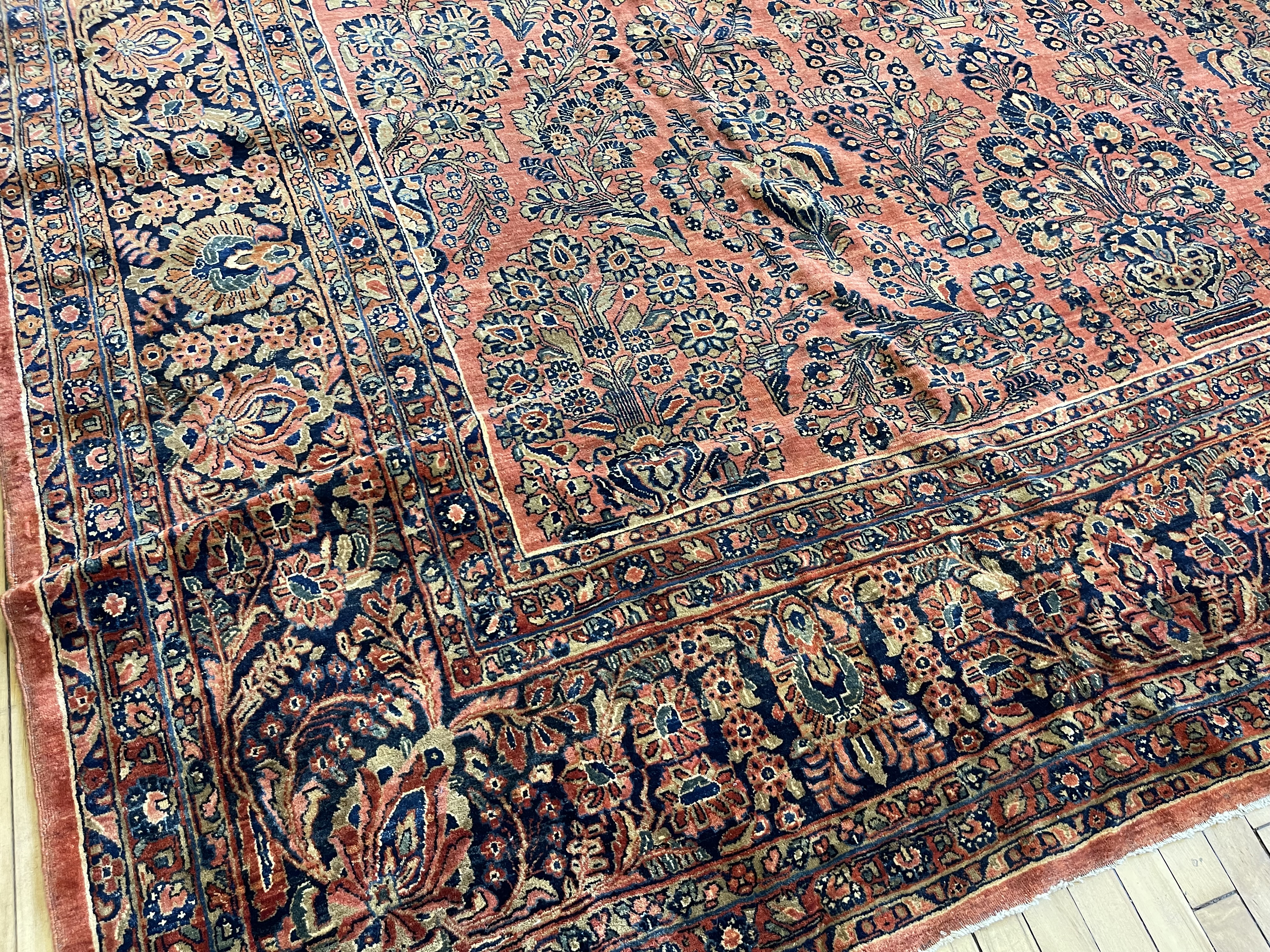 Antique sarouk Carpet - # 78274