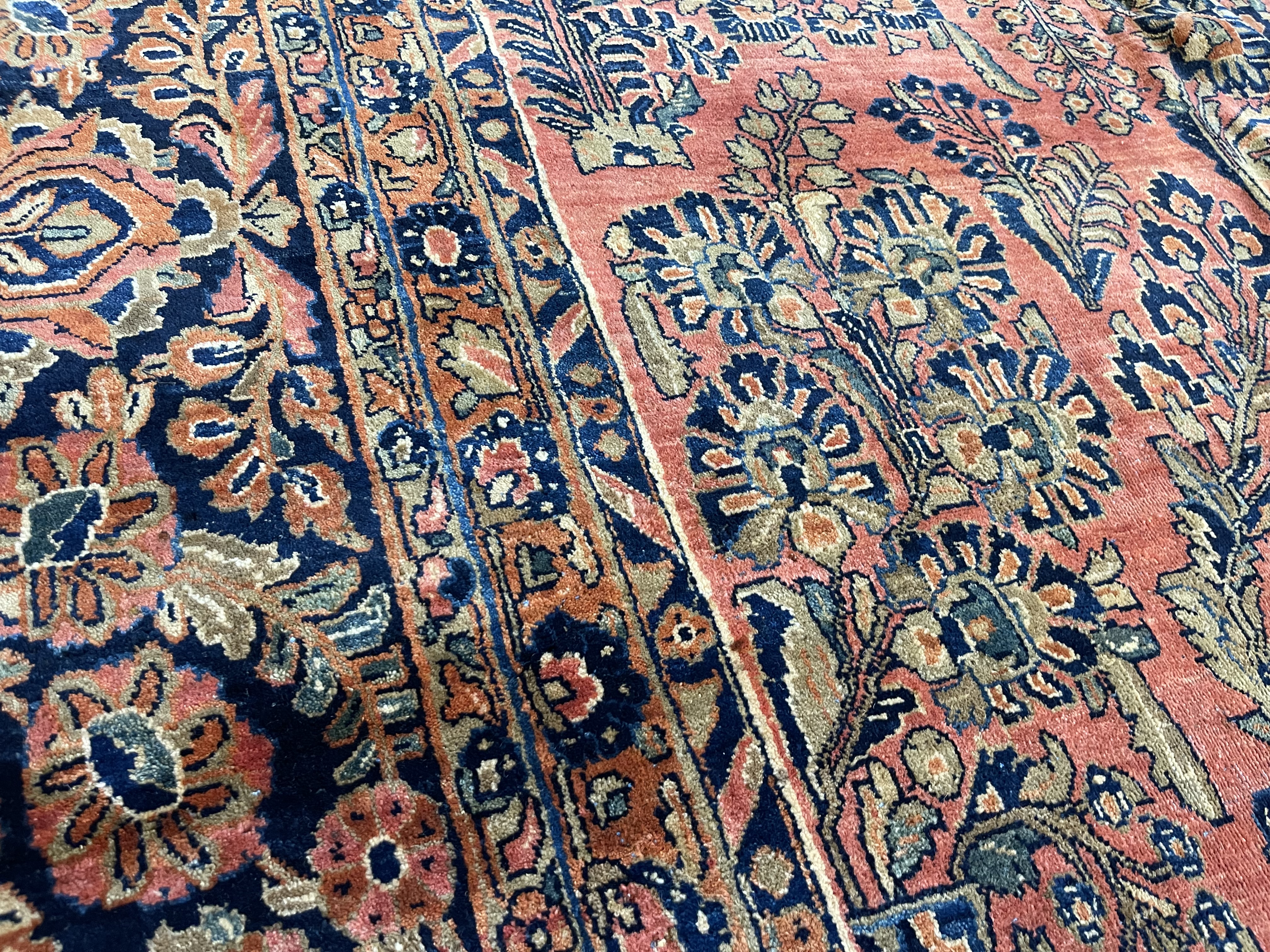 Antique sarouk Carpet - # 78274