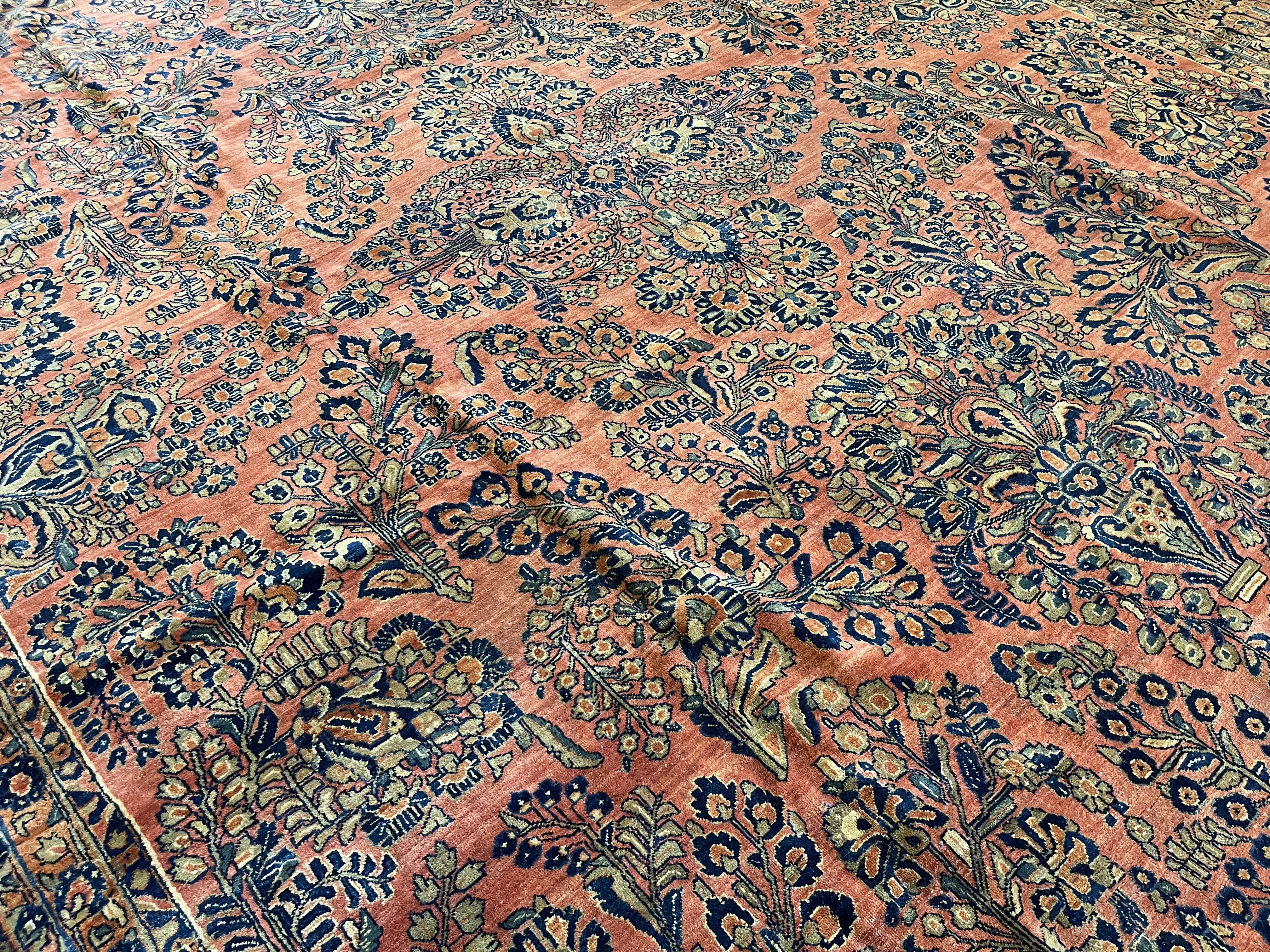 Antique sarouk Carpet - # 78274